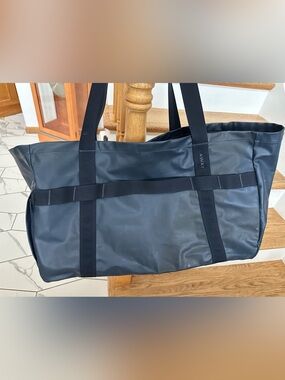 AWAY Black Travel Duffel Bag - Waterproof Weekender